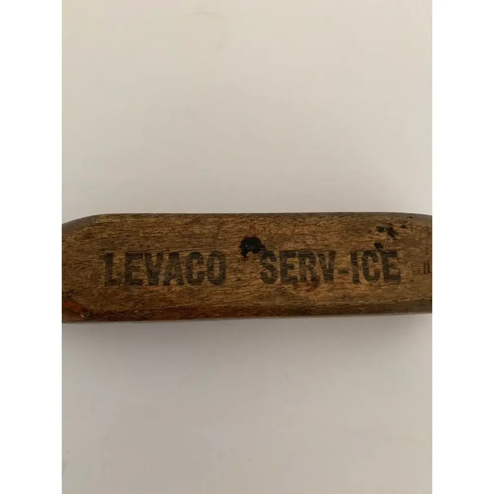 Vintage Wooden Handle Ice Pick Levaco Serv-Ice Lehigh Valley PA 7